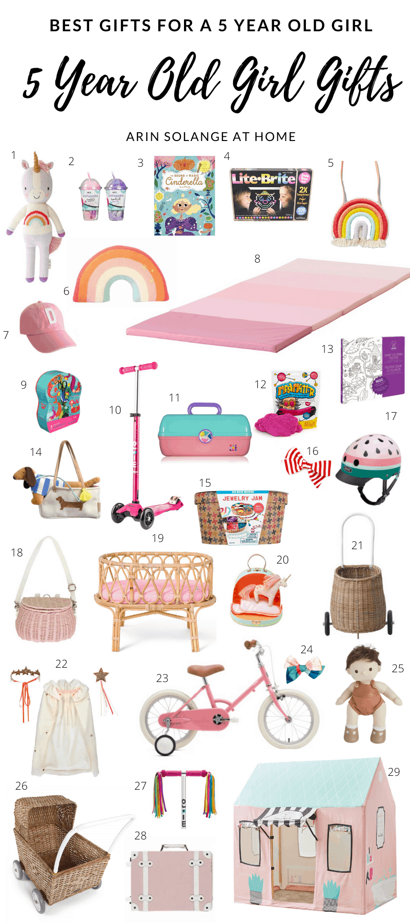 best gifts for 5 yr old girl 2019