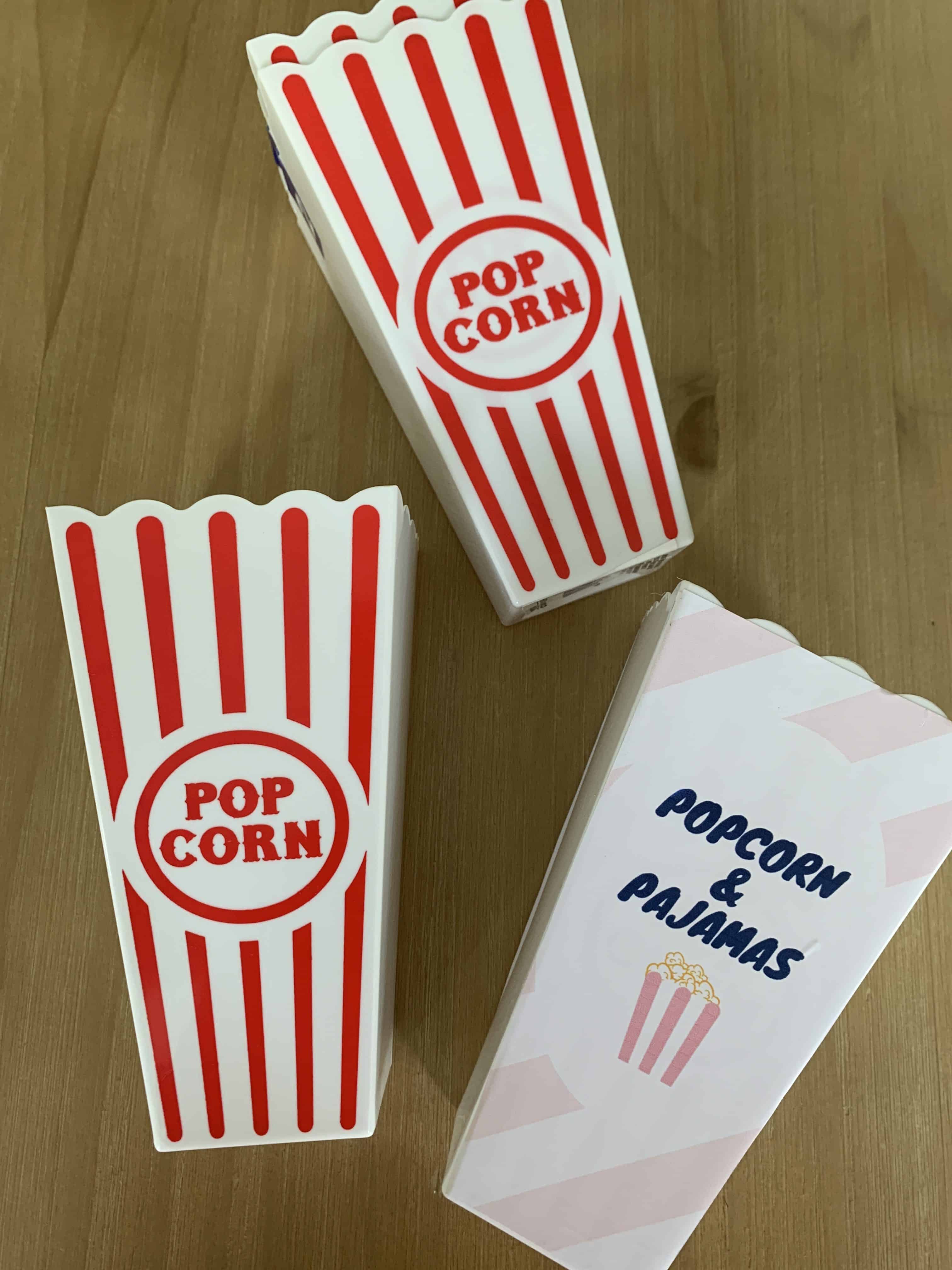 DIY popcorn containers