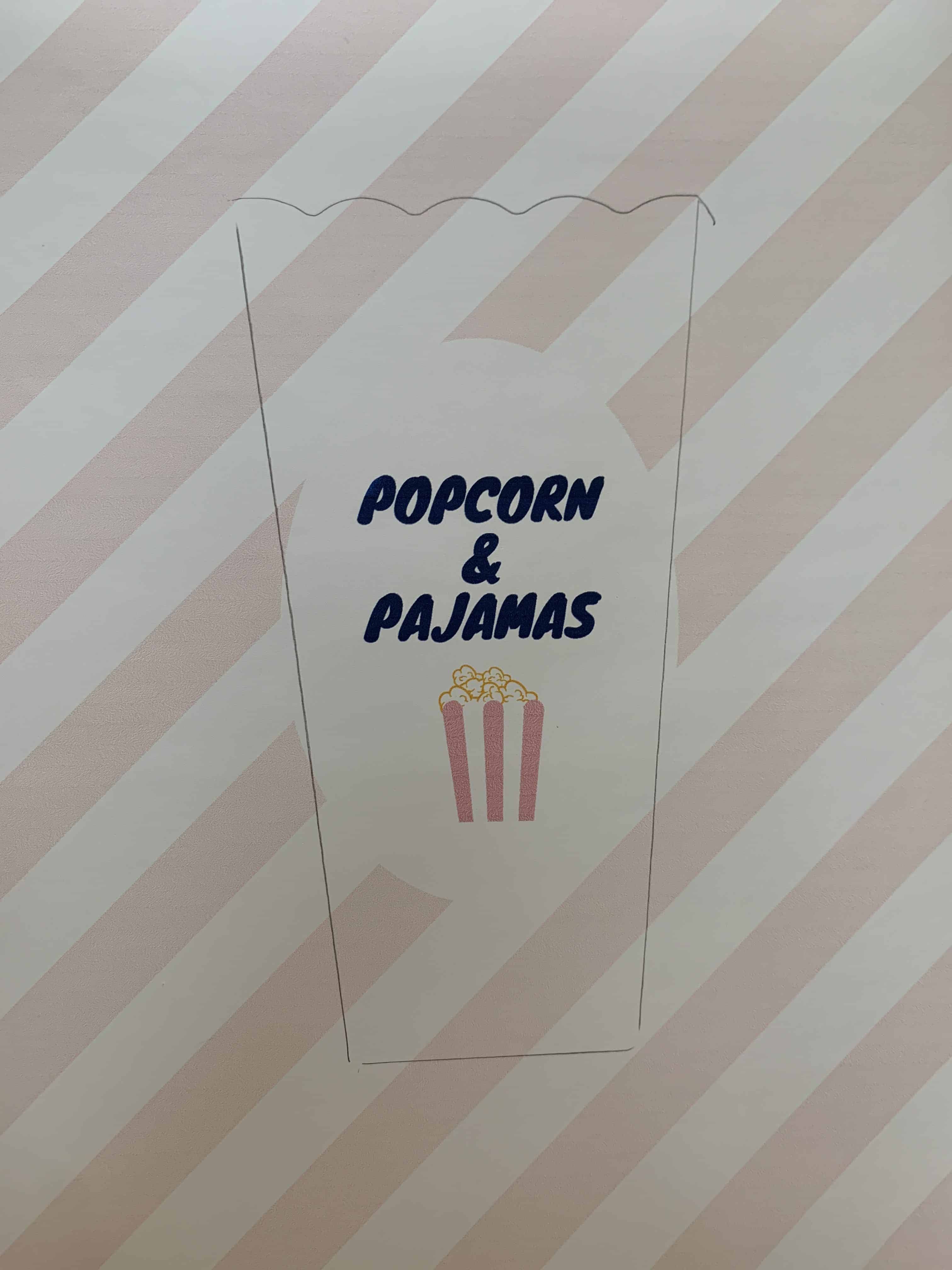 popcorn and pajamas 