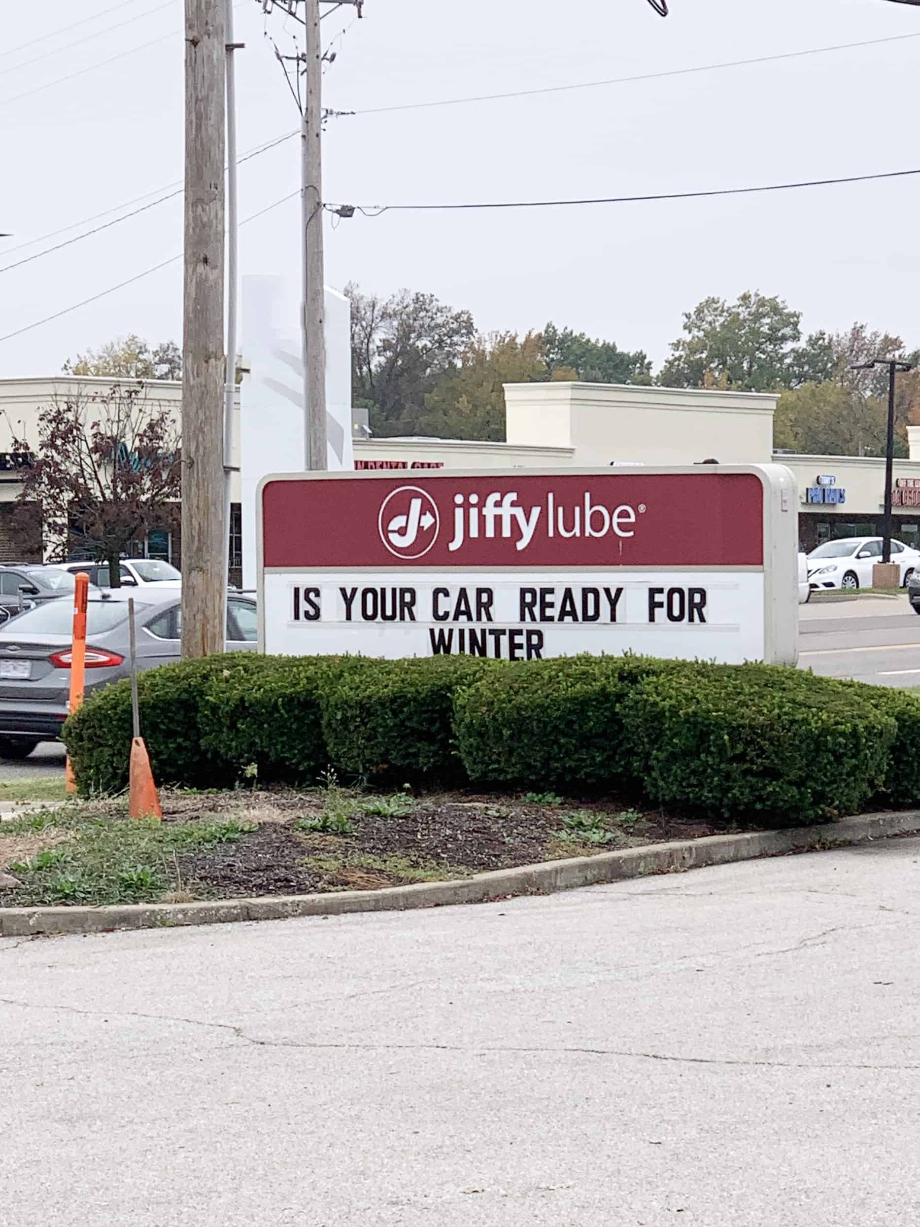 Jiffy Lube Sign