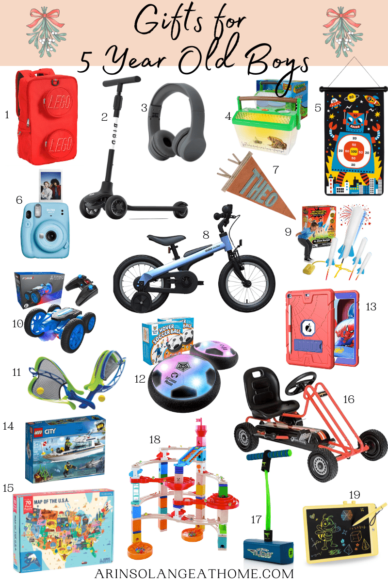 Gift ideas for five year old on sale boy