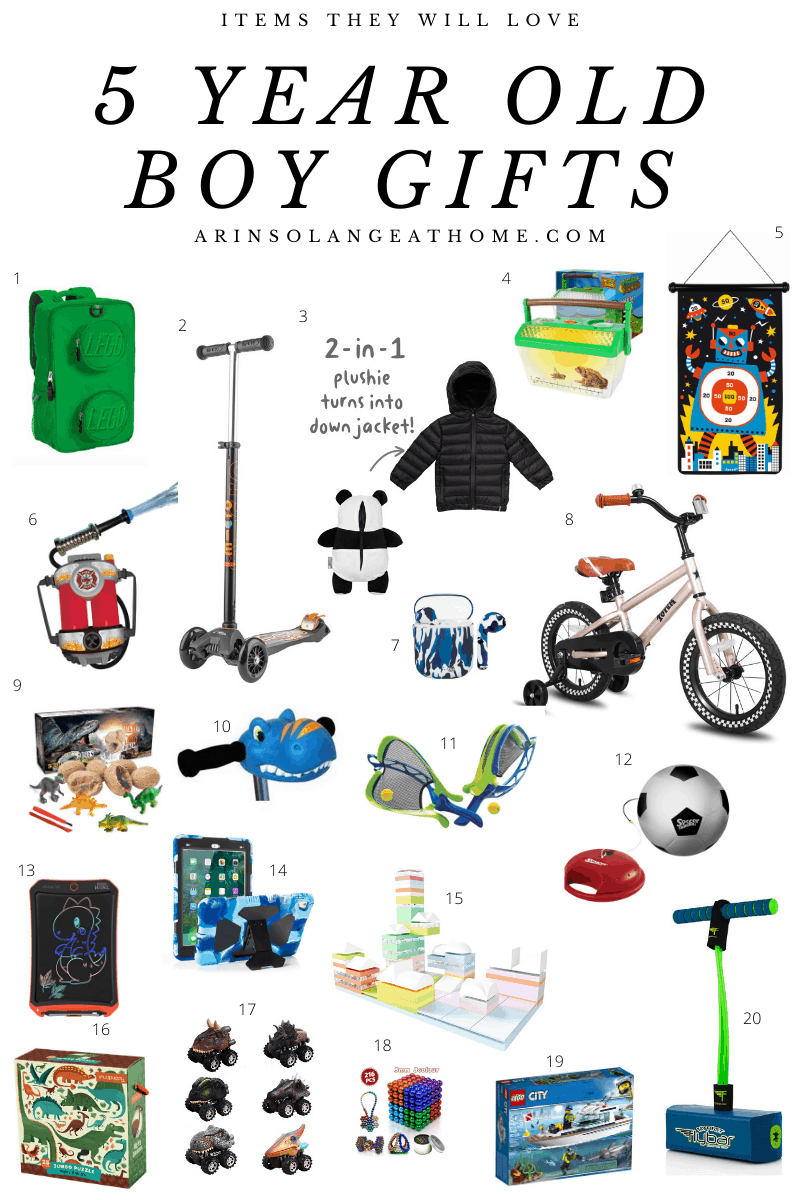 top gifts for 5 year old boy 2019