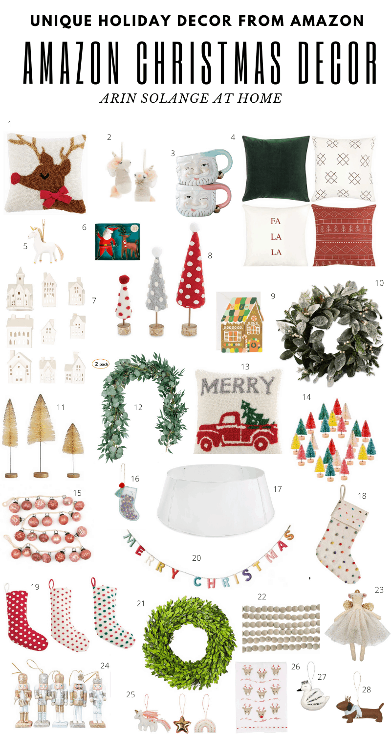 Amazon Christmas Decor round up 