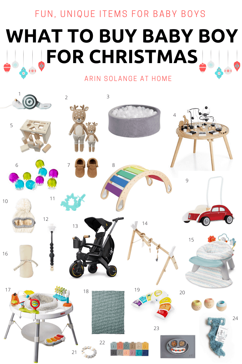 what to buy a 4 month old baby boy for christmas