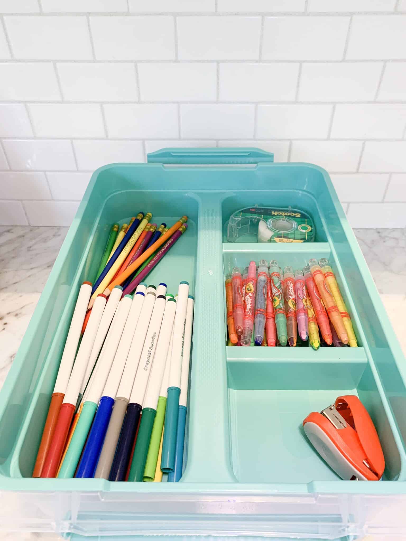 easy kids craft bins