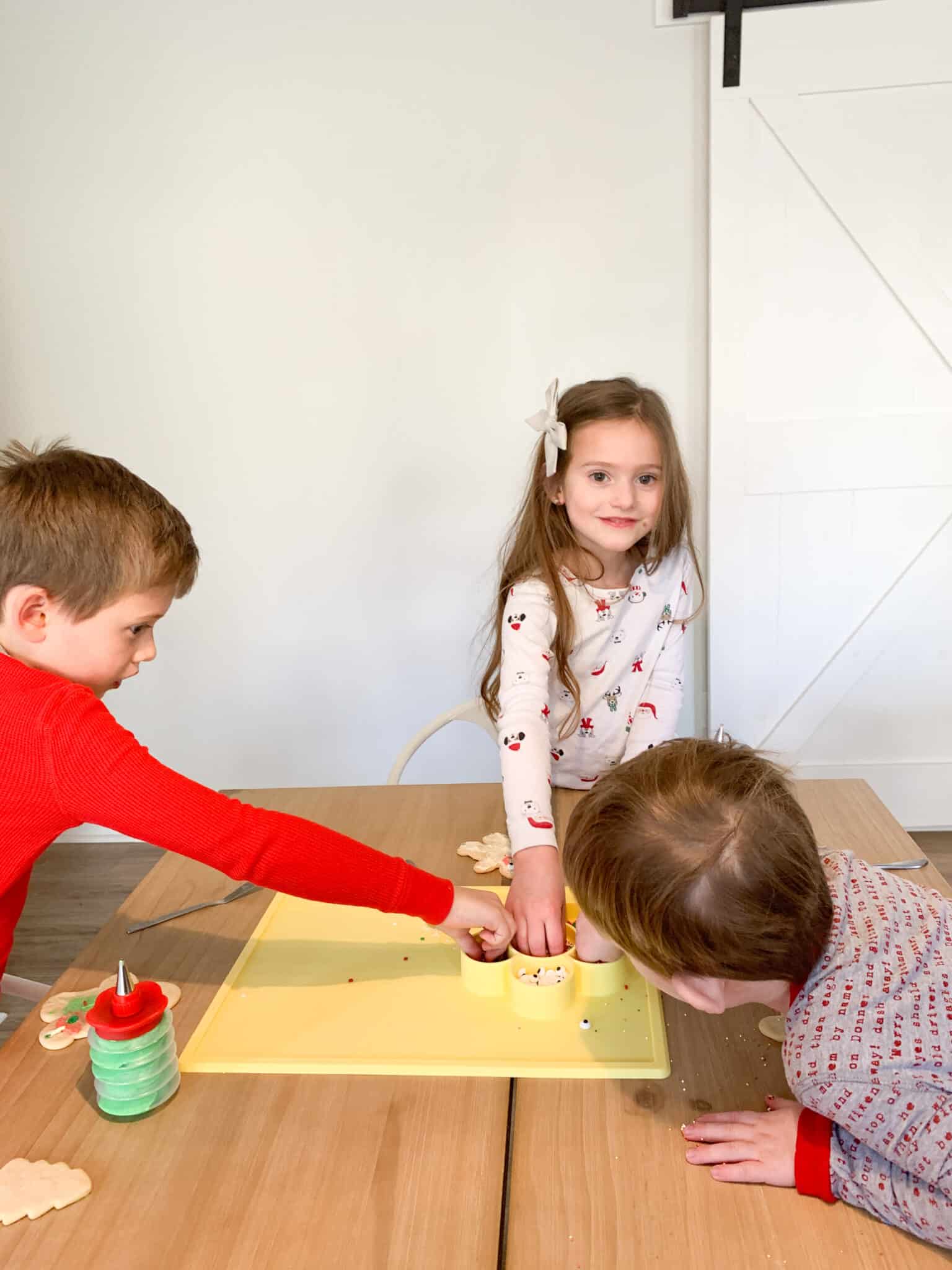 baking cookies with kids