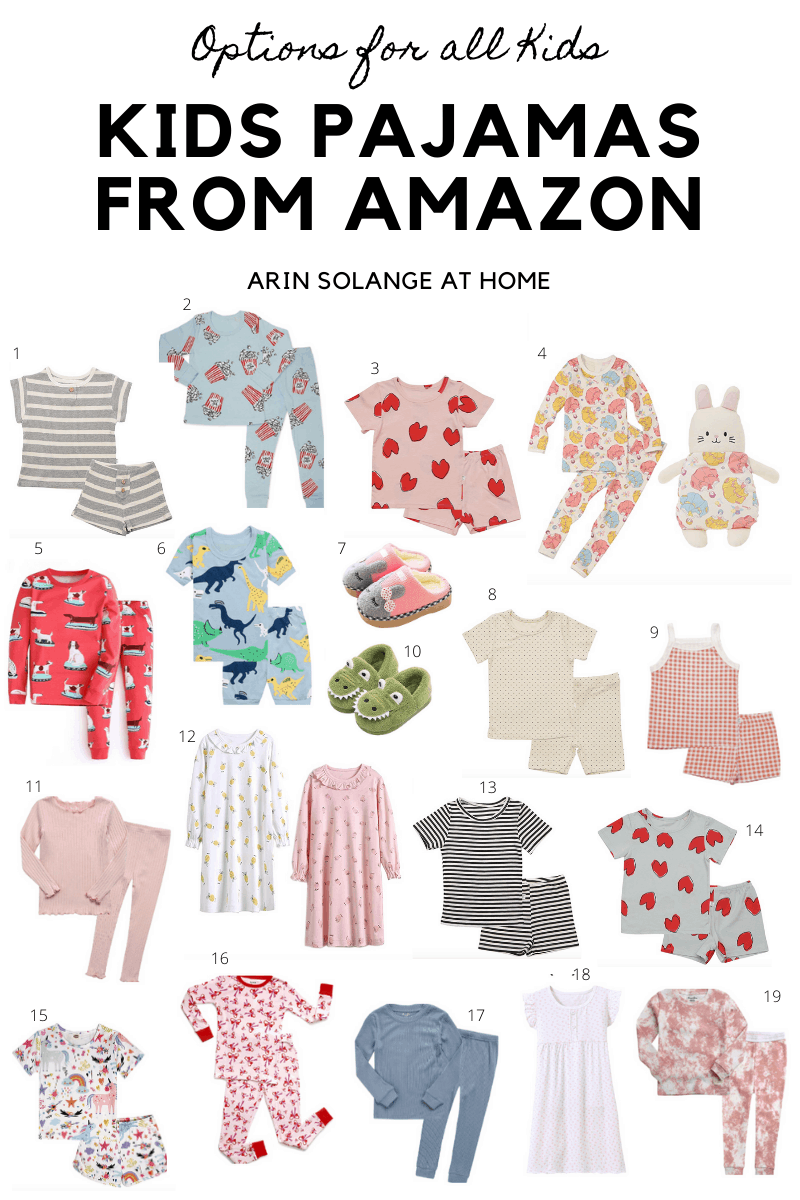 Kids Pajamas from Amazon