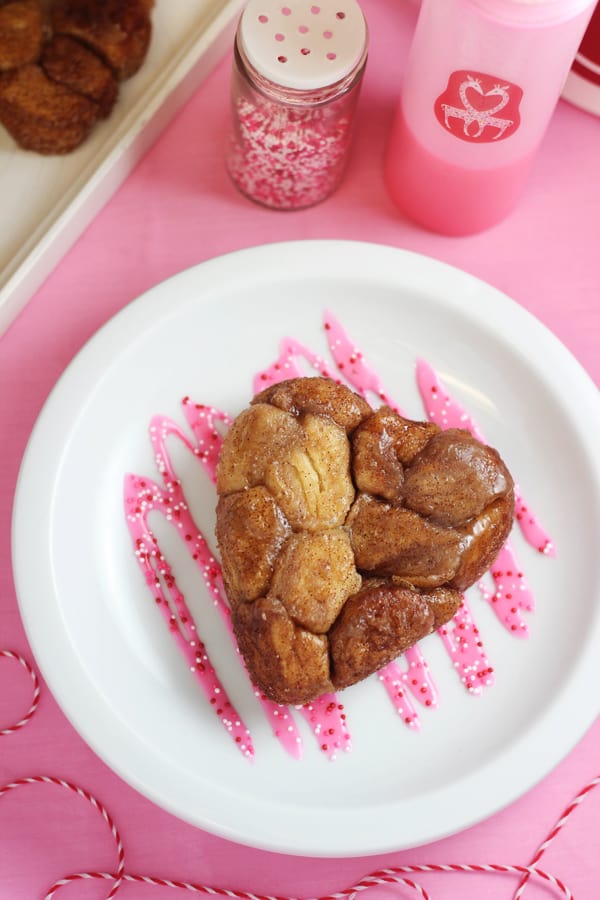 Heart Shaped Monkey Bread