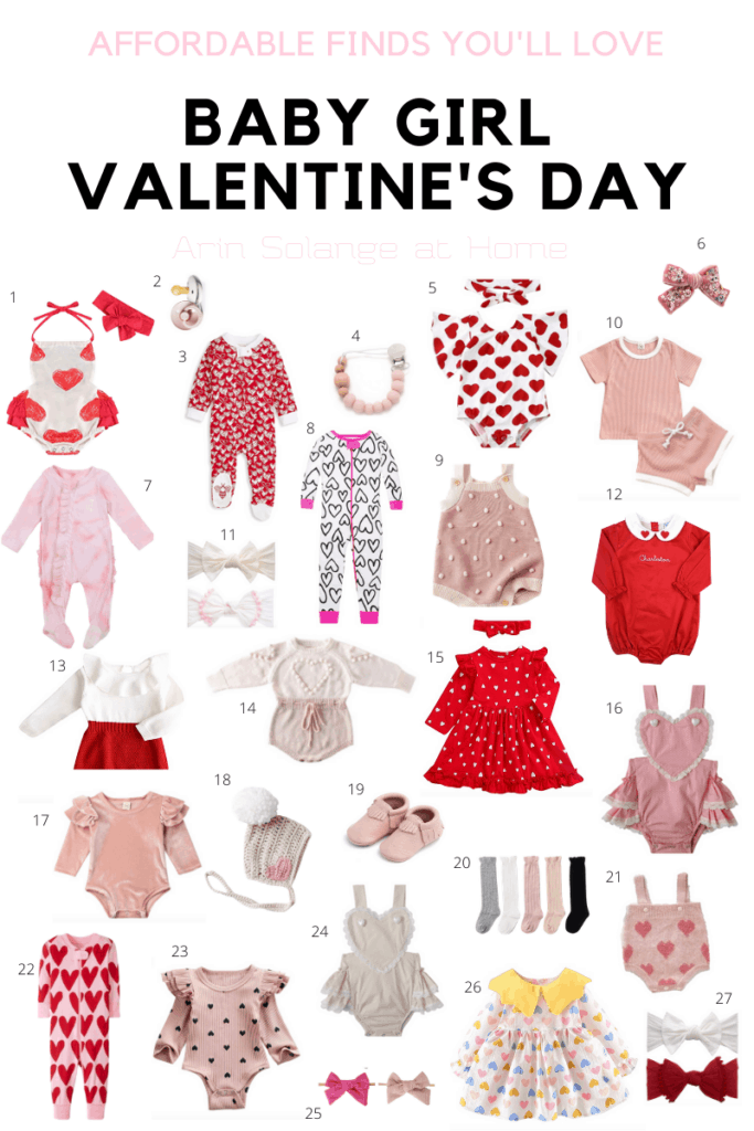 Baby Girl Valentines Day Outfits