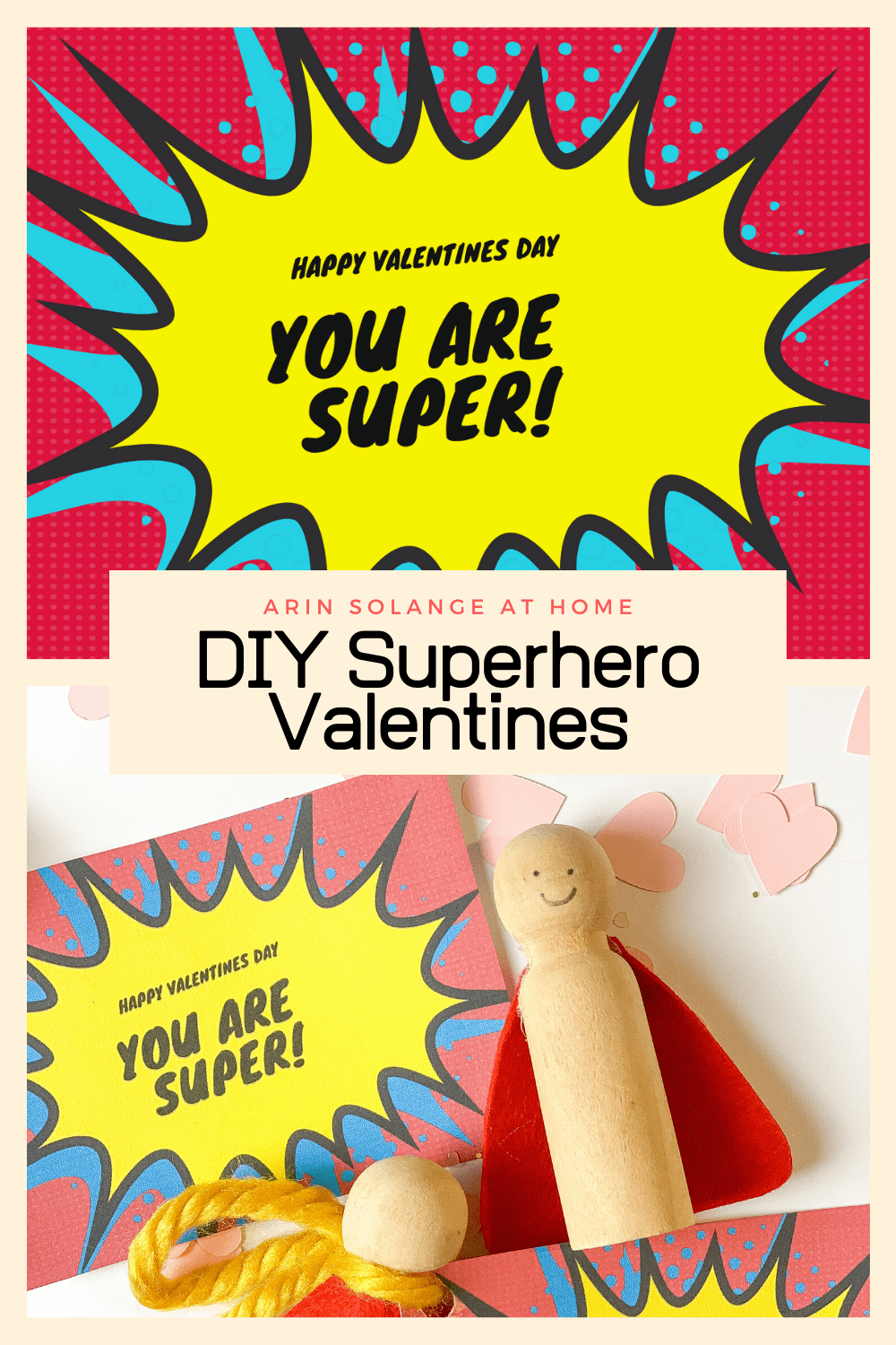 DIY Superhero Valentines