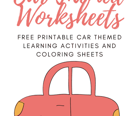 car themed free printable preschool worksheets