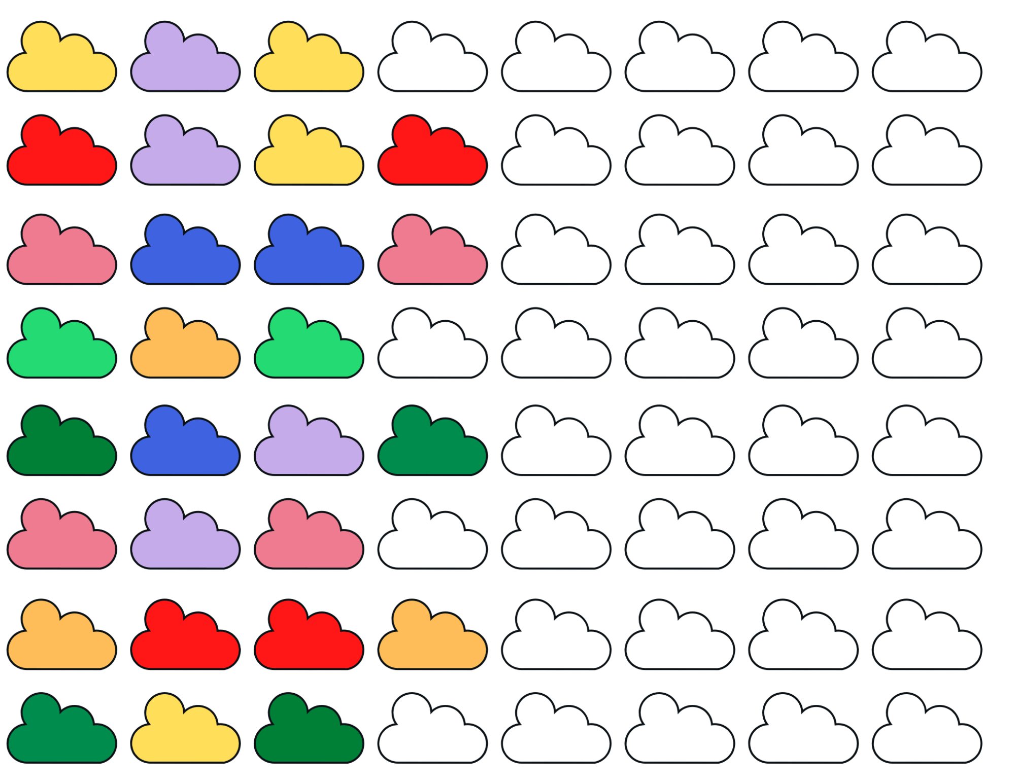 Free printable pattern coloring sheet