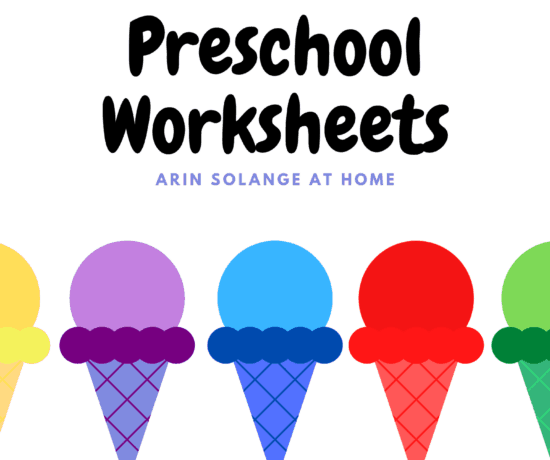 Free printable toddler worksheets