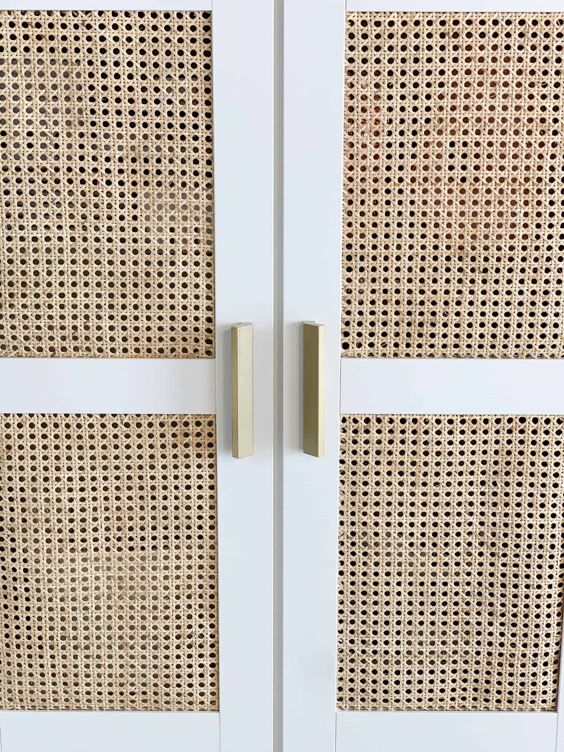 IKEA Brimnes Cabinet with a hack upclose