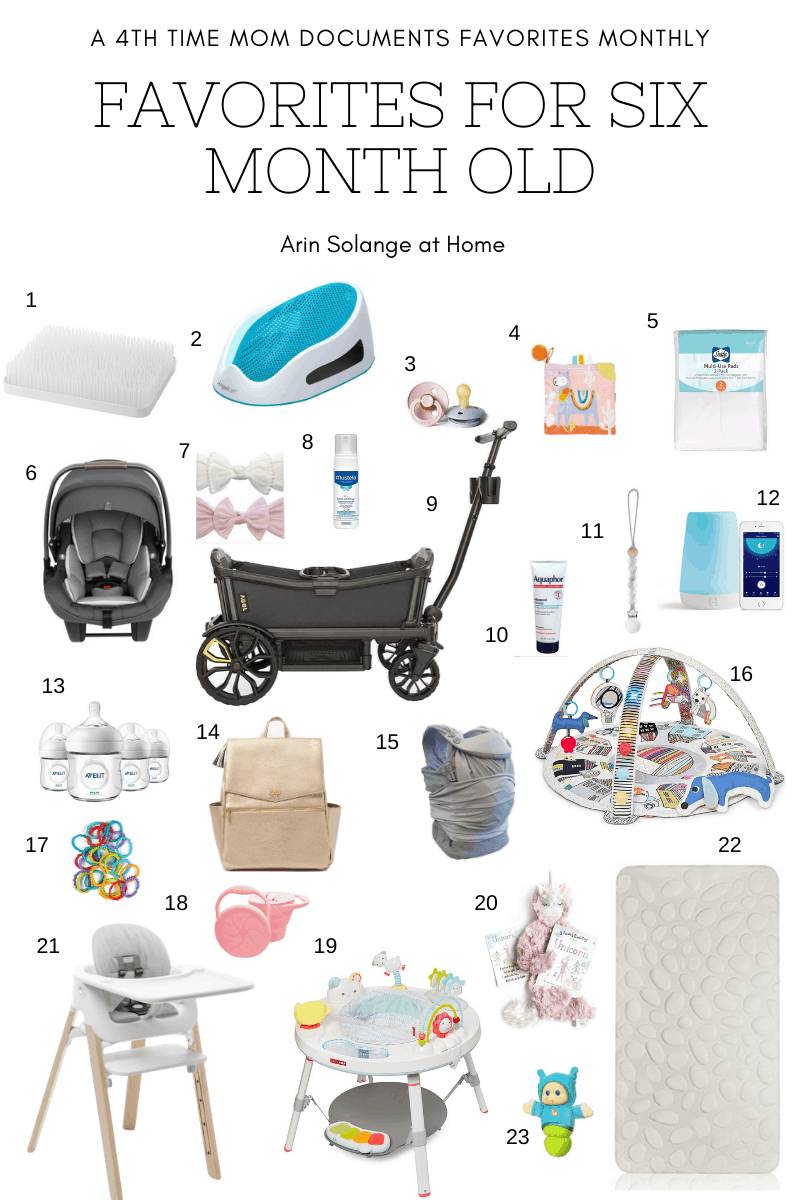 Favorite items for 6 month old baby