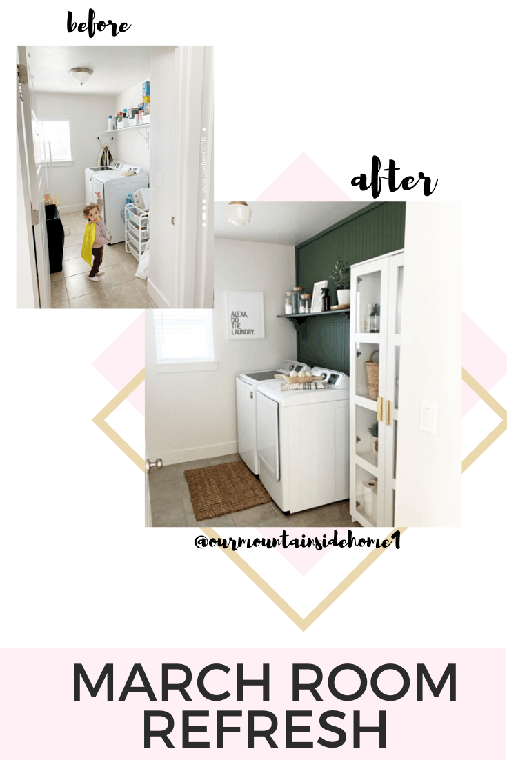 laundry Room before and after