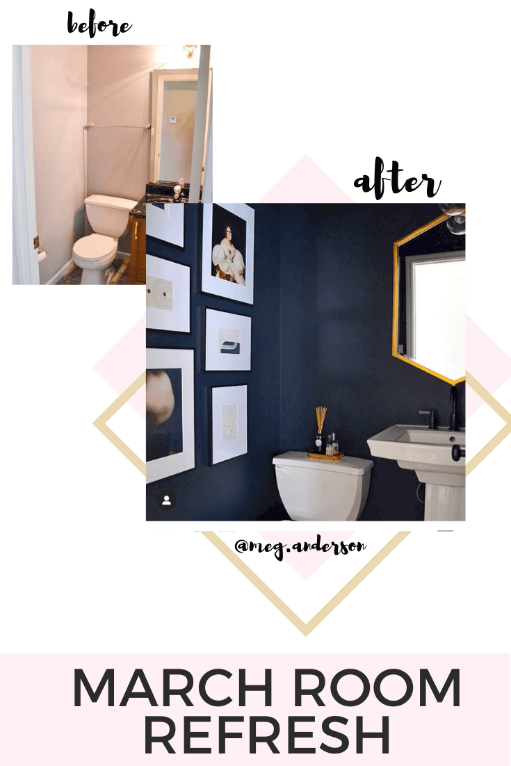 powder room before and after