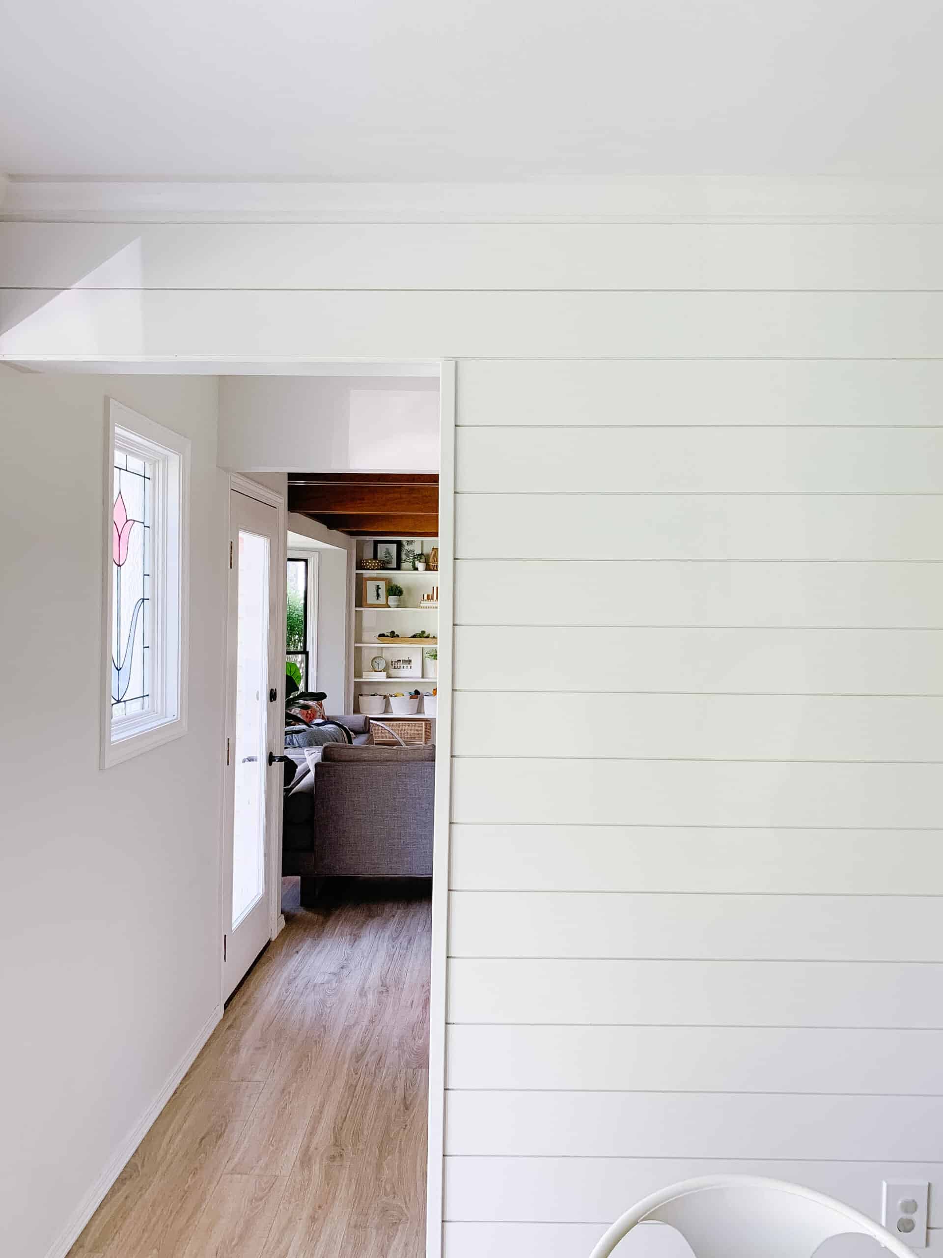 shiplap on exposed corners