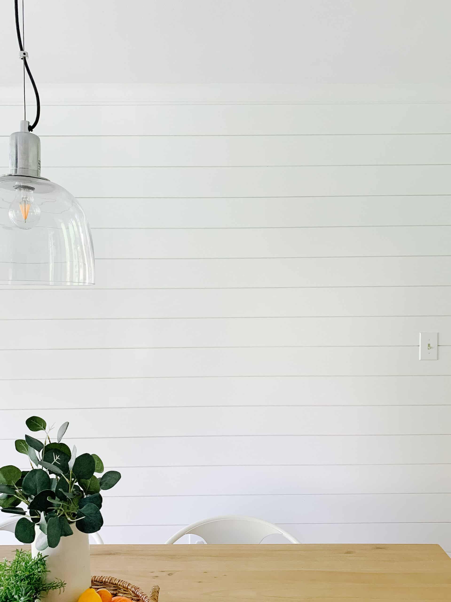 Shiplap wall