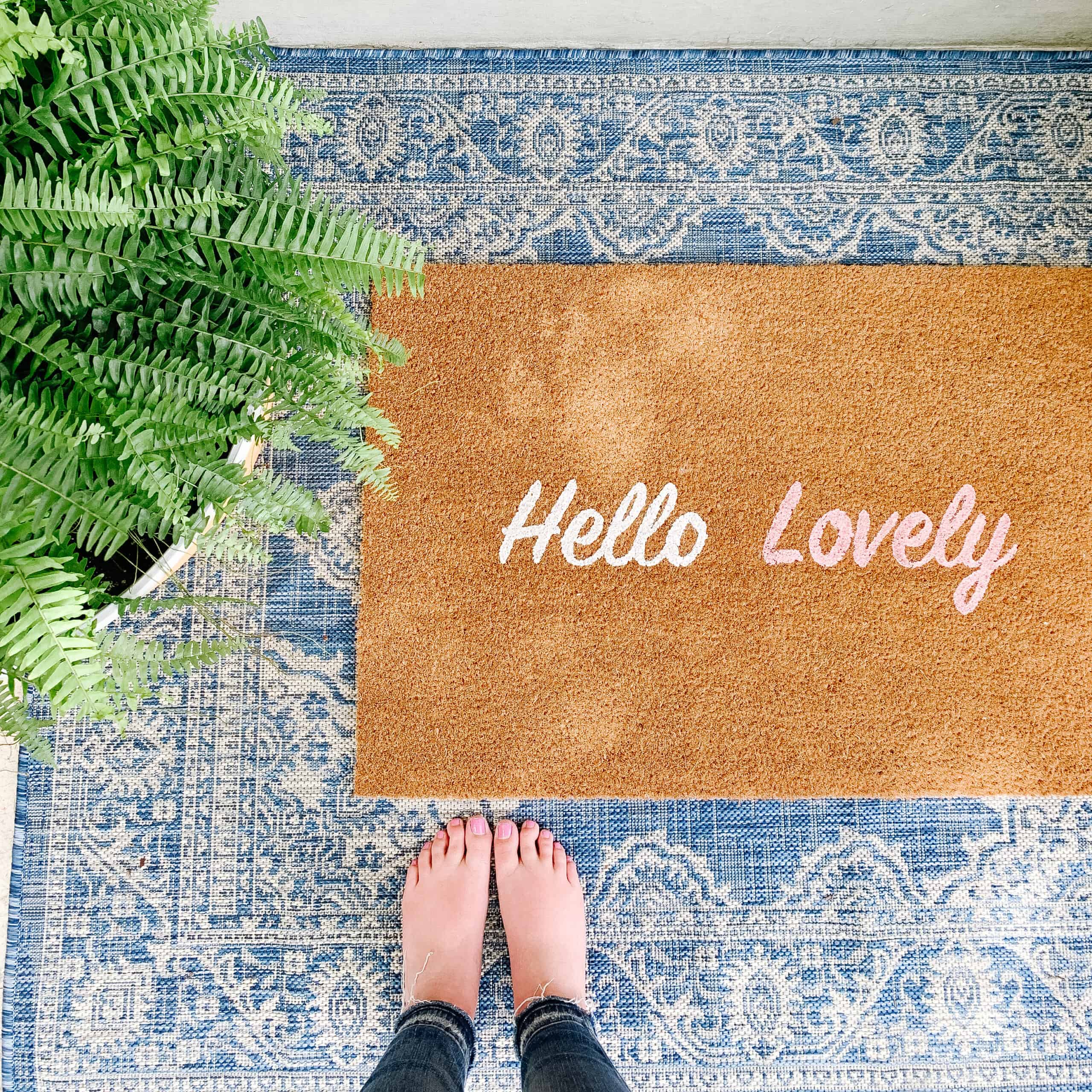 hello lovely doormat