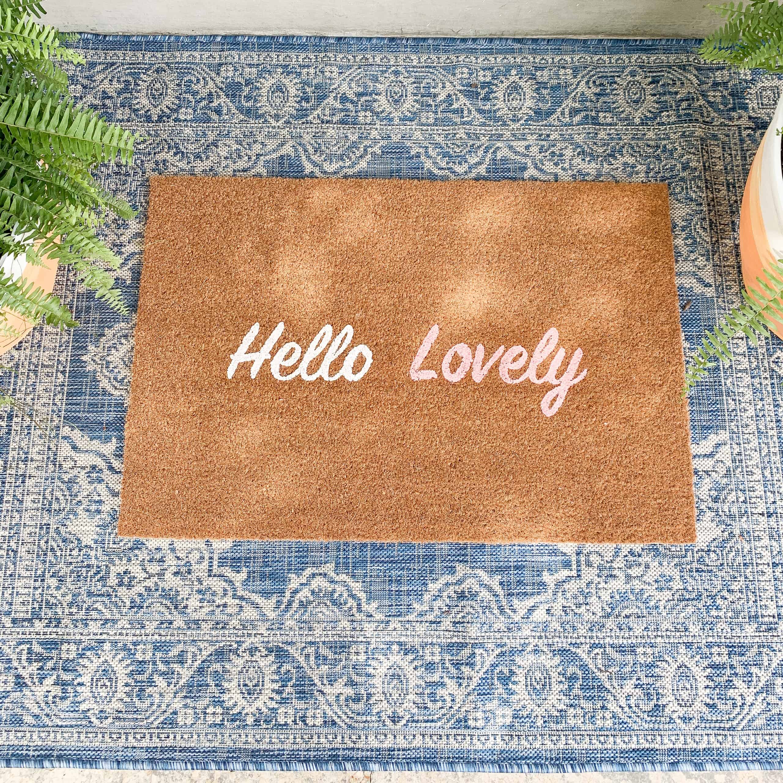 Hello Lovely Doormat