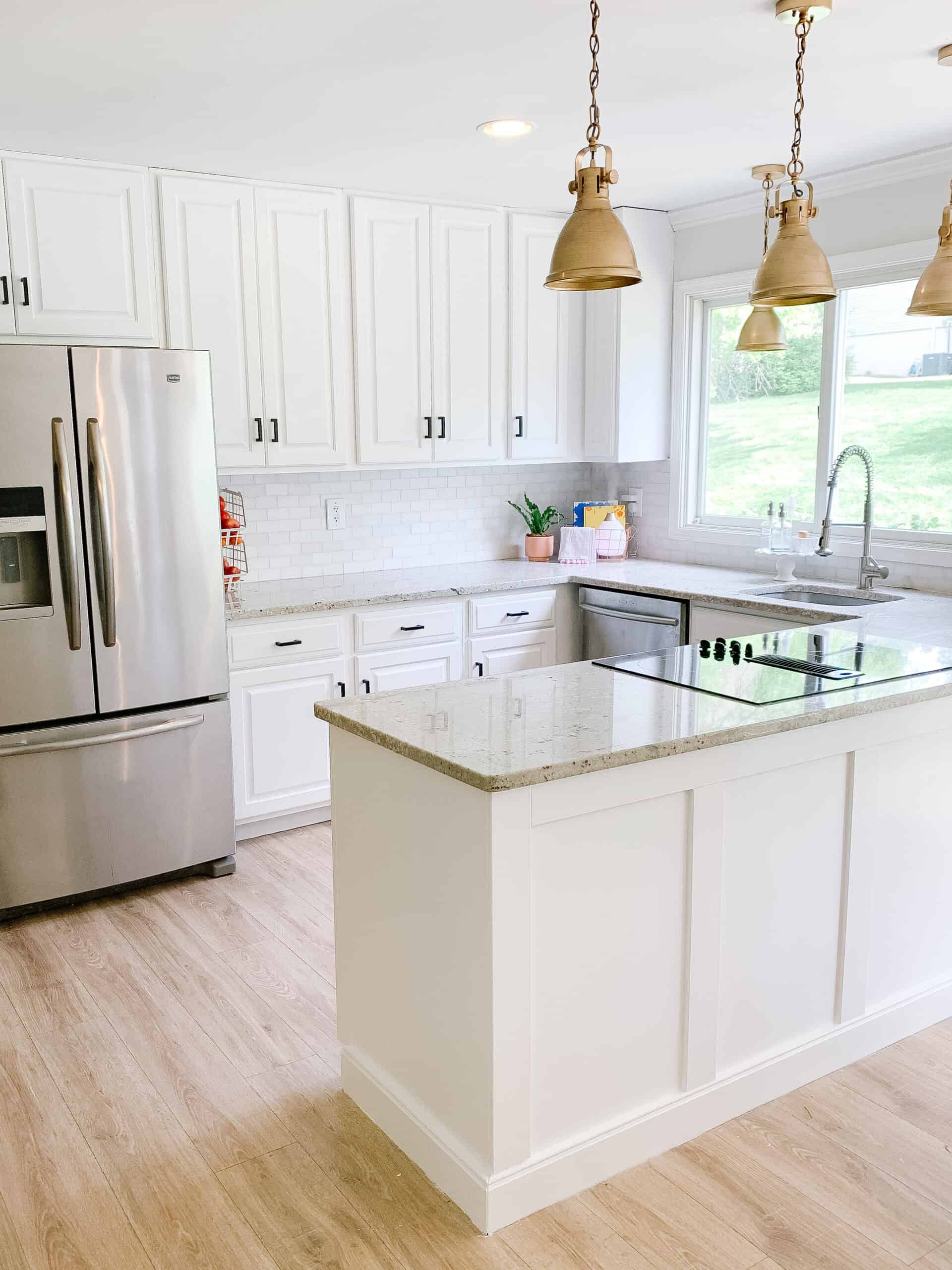 Painting Kitchen Cabinets White - Kitchen Reveal ...