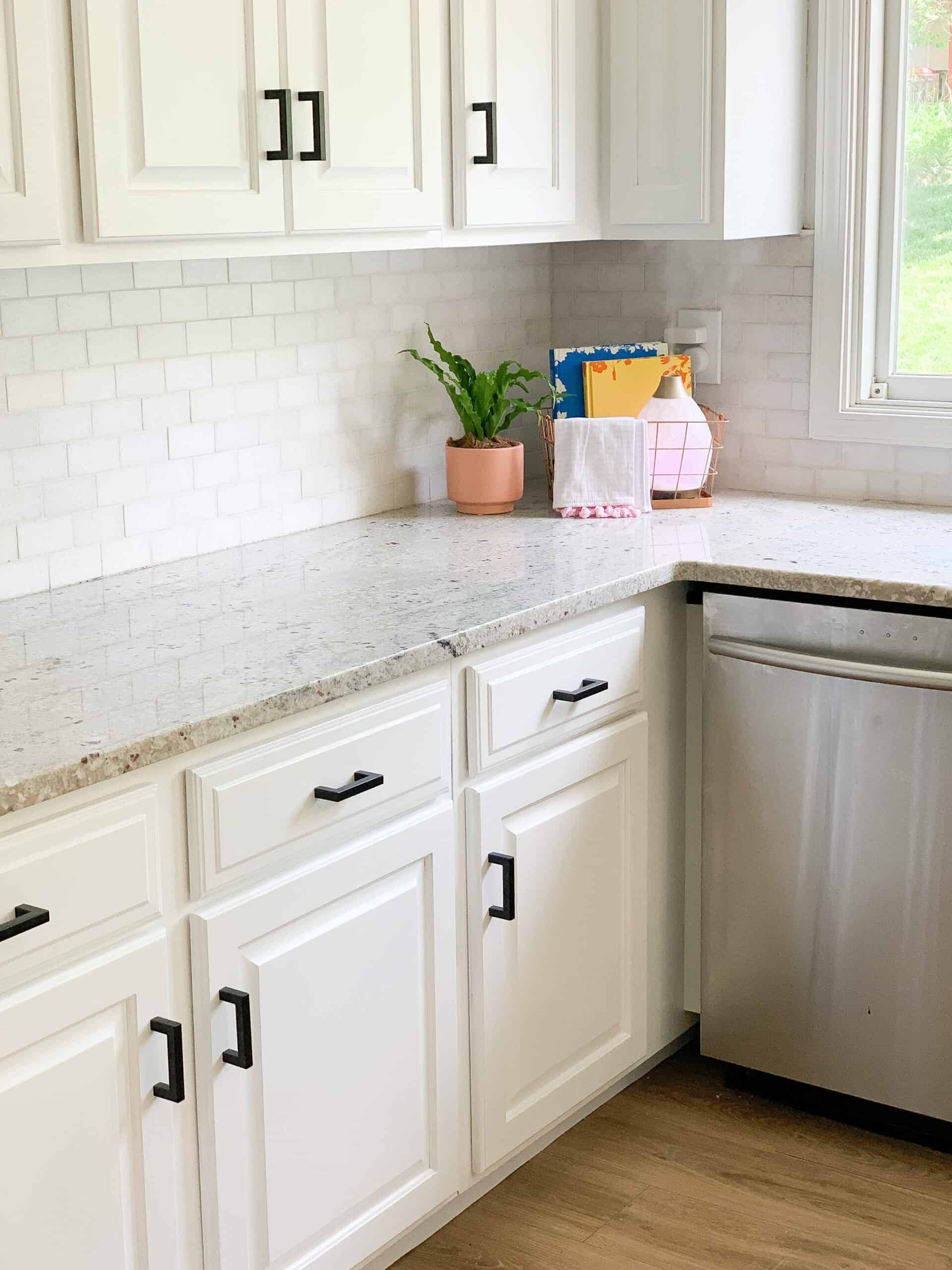 white kitchen cabinets