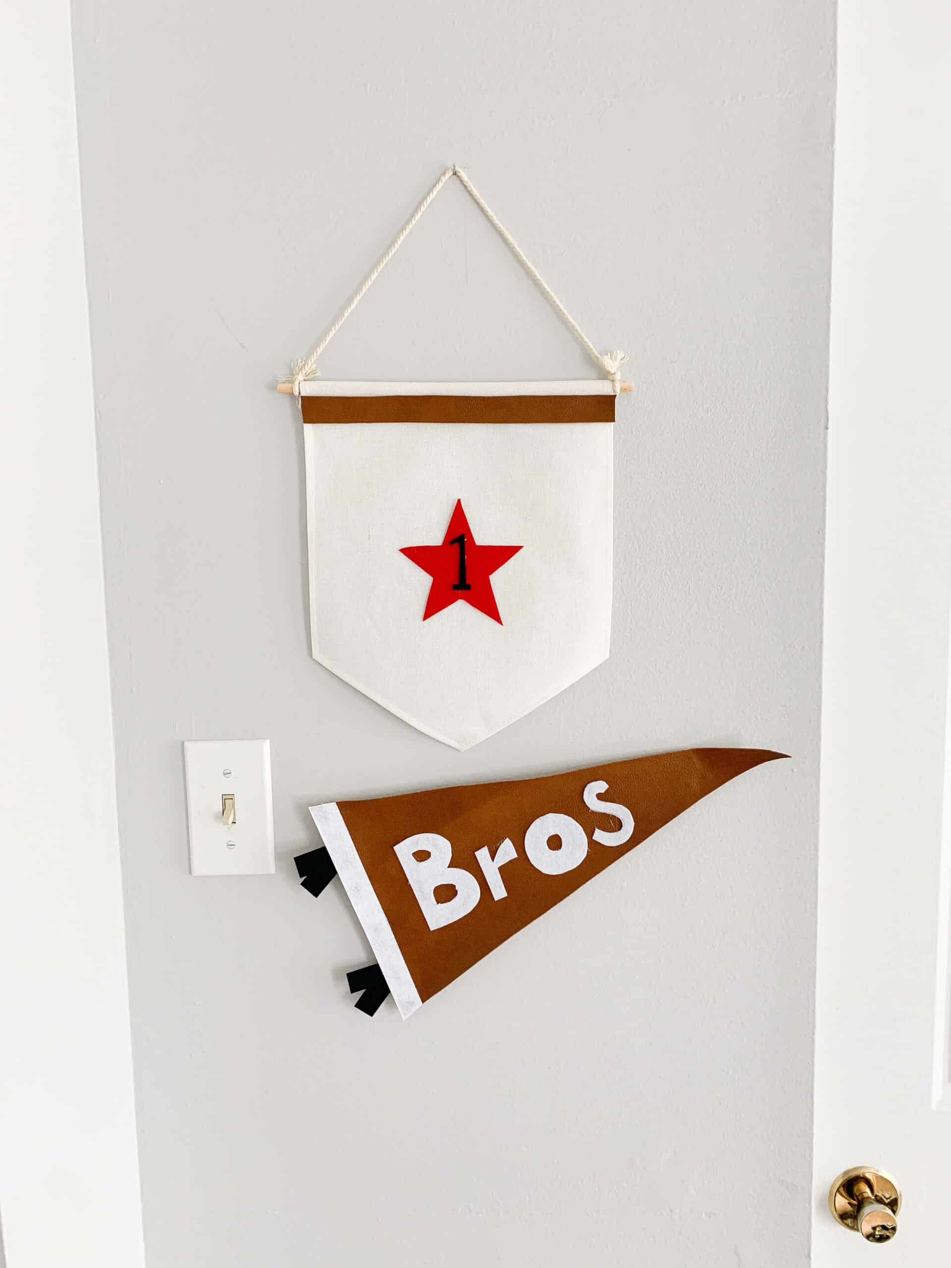 boys pennant banner