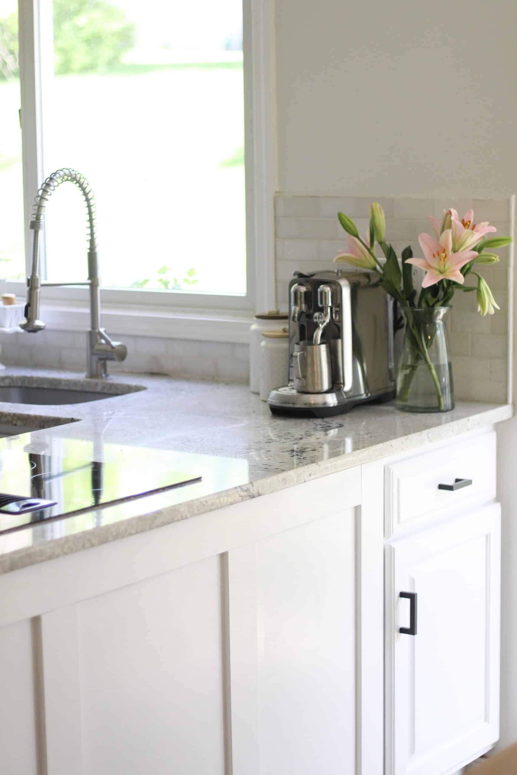 white kitchen cabinets