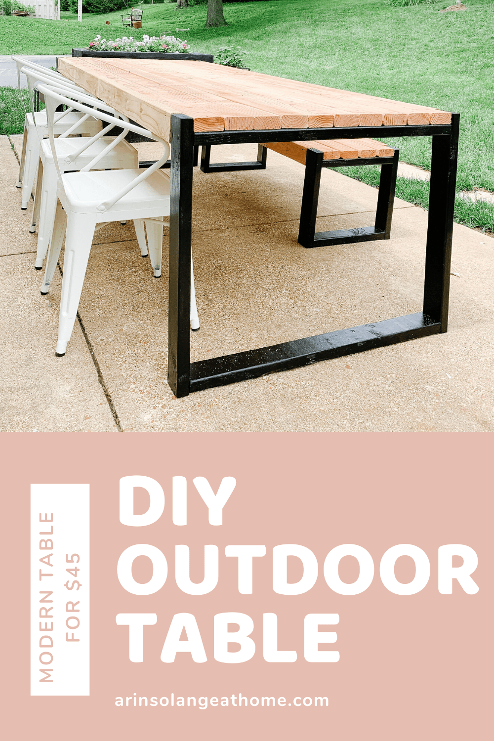 DIY Outdoor table
