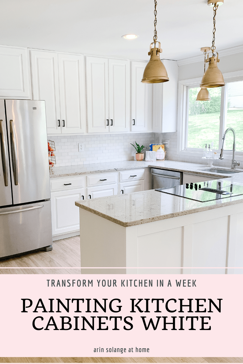 painting kitchen Cabinets white