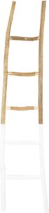 natural wood ladder