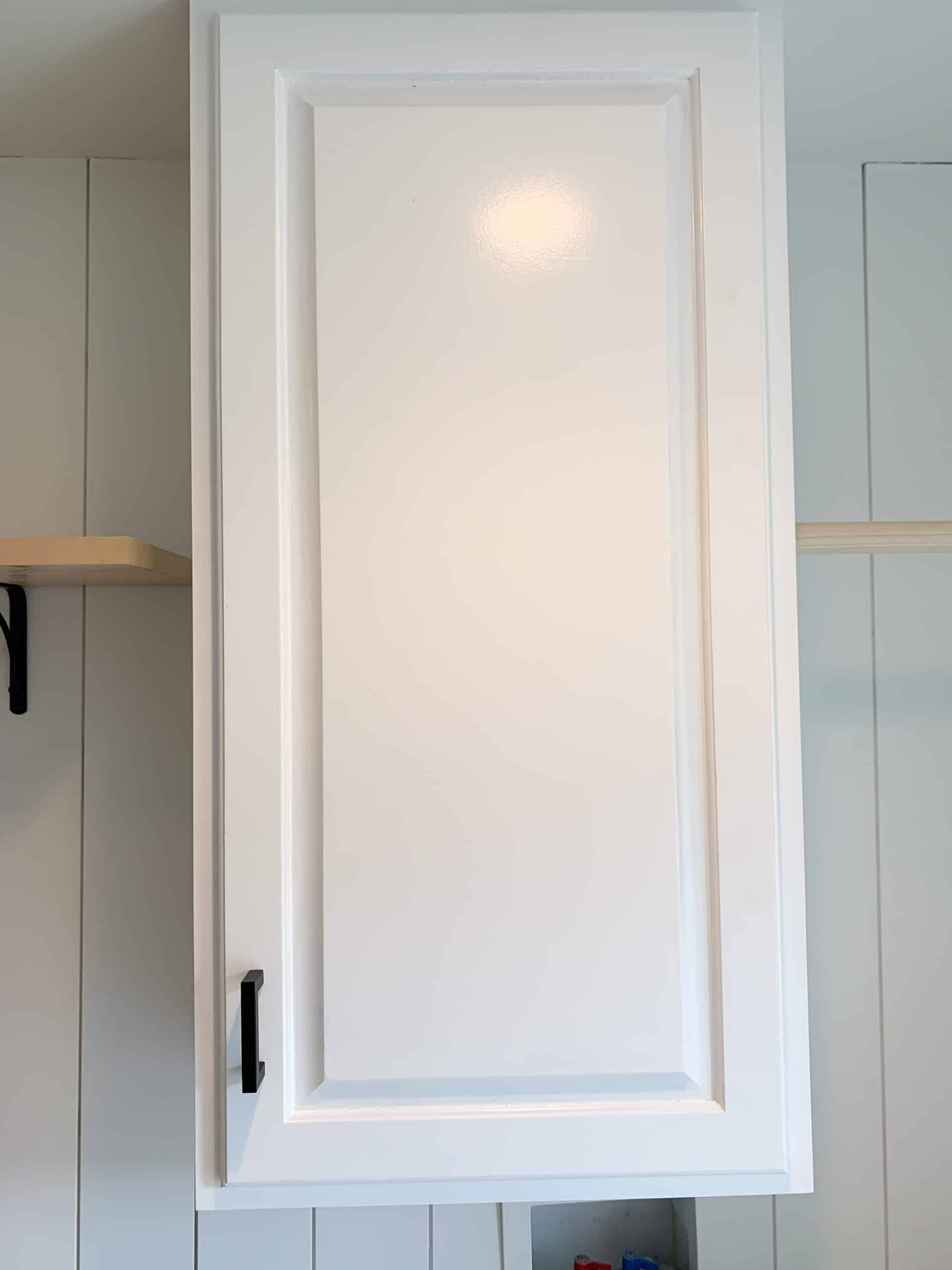 large kitchen cabinet in laundry room