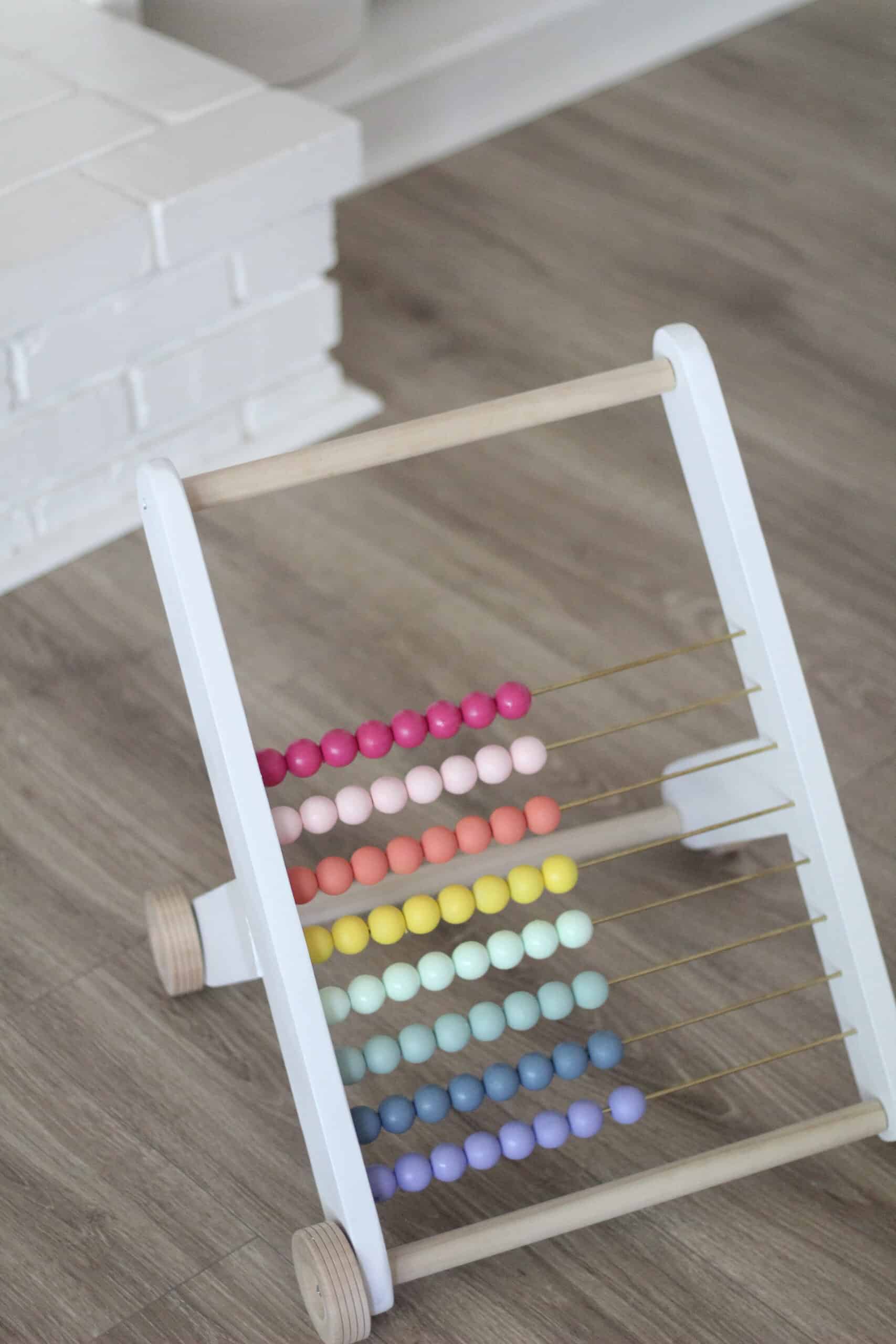 rainbow abacus DIY Push toy 