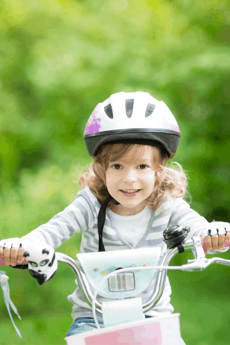 toddler on toddler bike
