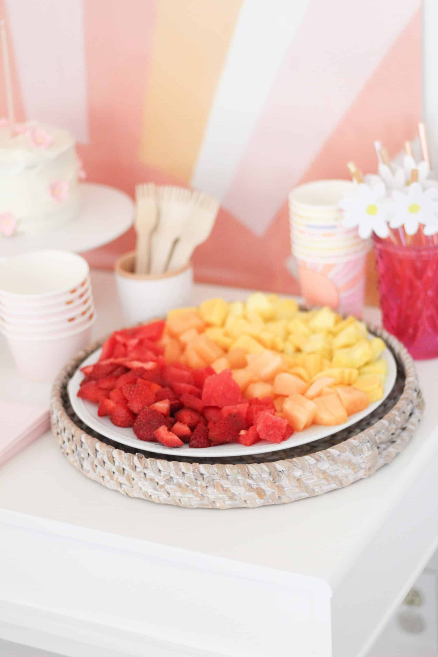 ombre fruit tray 