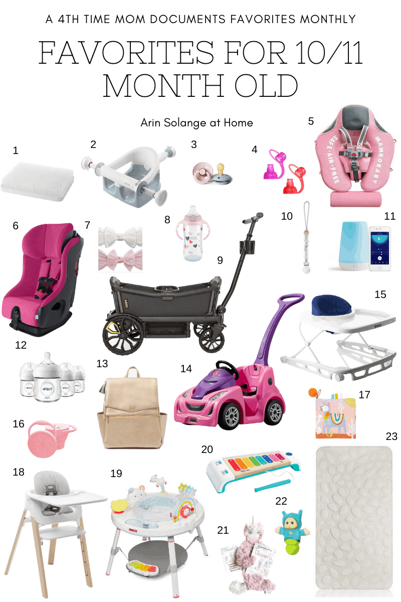 Favorite products for 10 and 11 month old baby