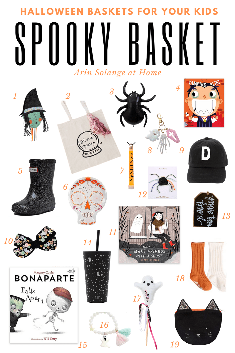 Spooky Basket For Halloween|Spooky Basket Ideas|ArinSolangeAtHome