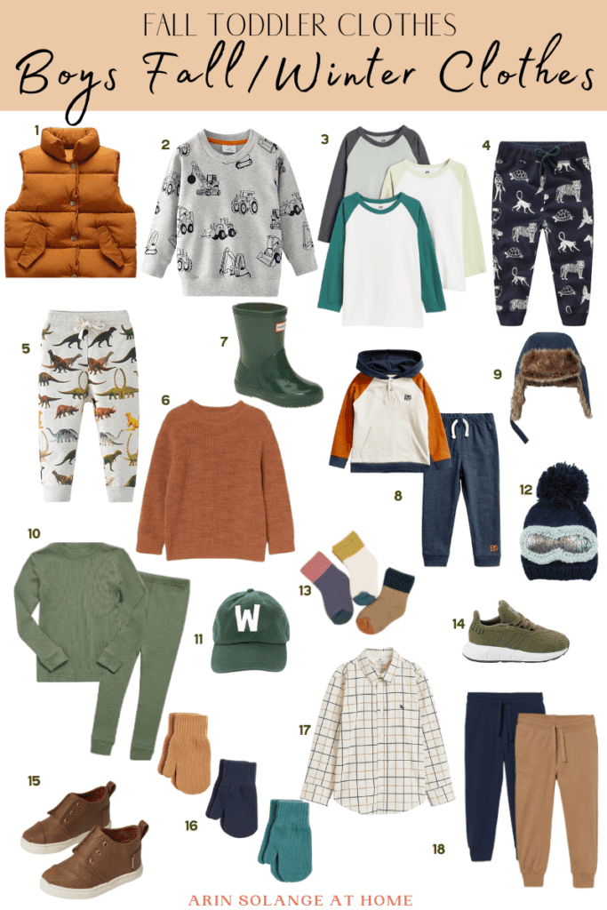 cozy fall boys clothes 