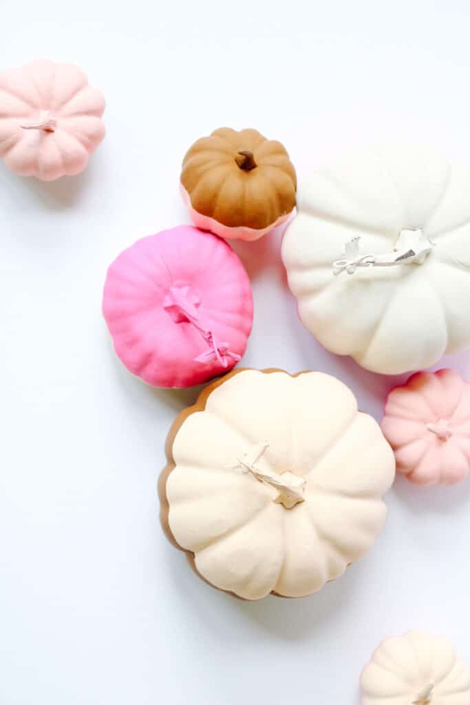 pink pumpkins