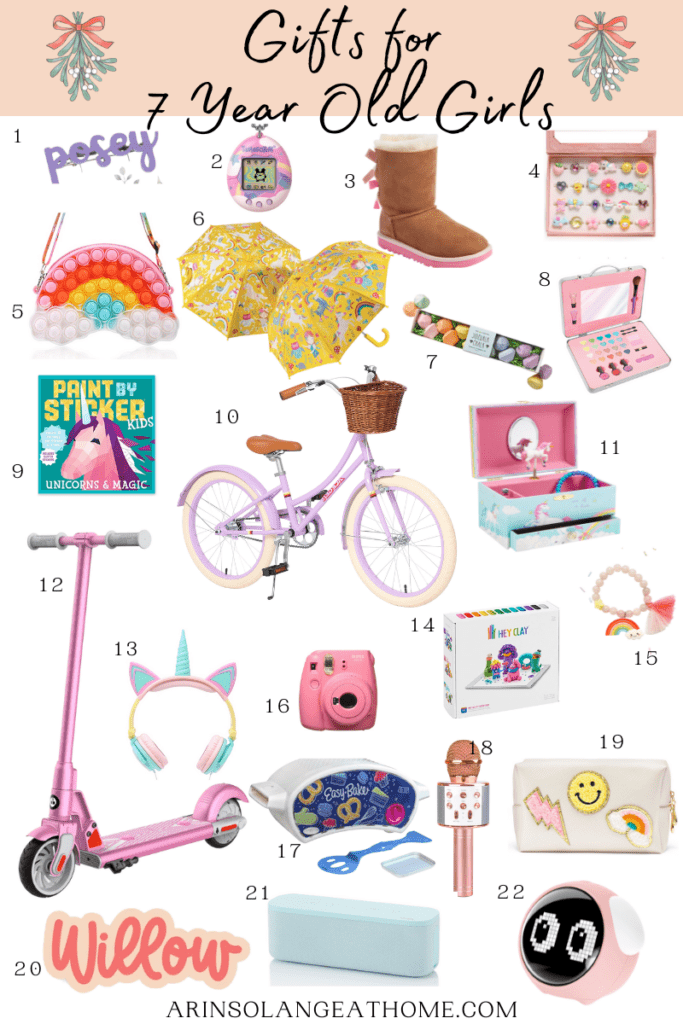 Best Gifts for 7 Year Old Girls - arinsolangeathome