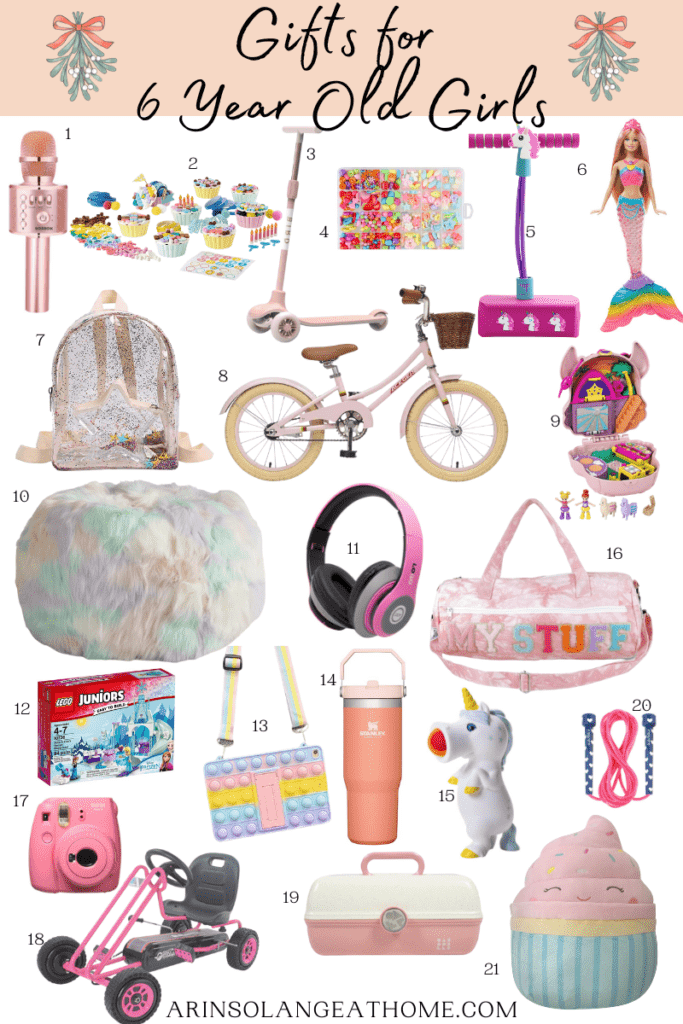 Best gifts for 6 Year Old Girls arinsolangeathome