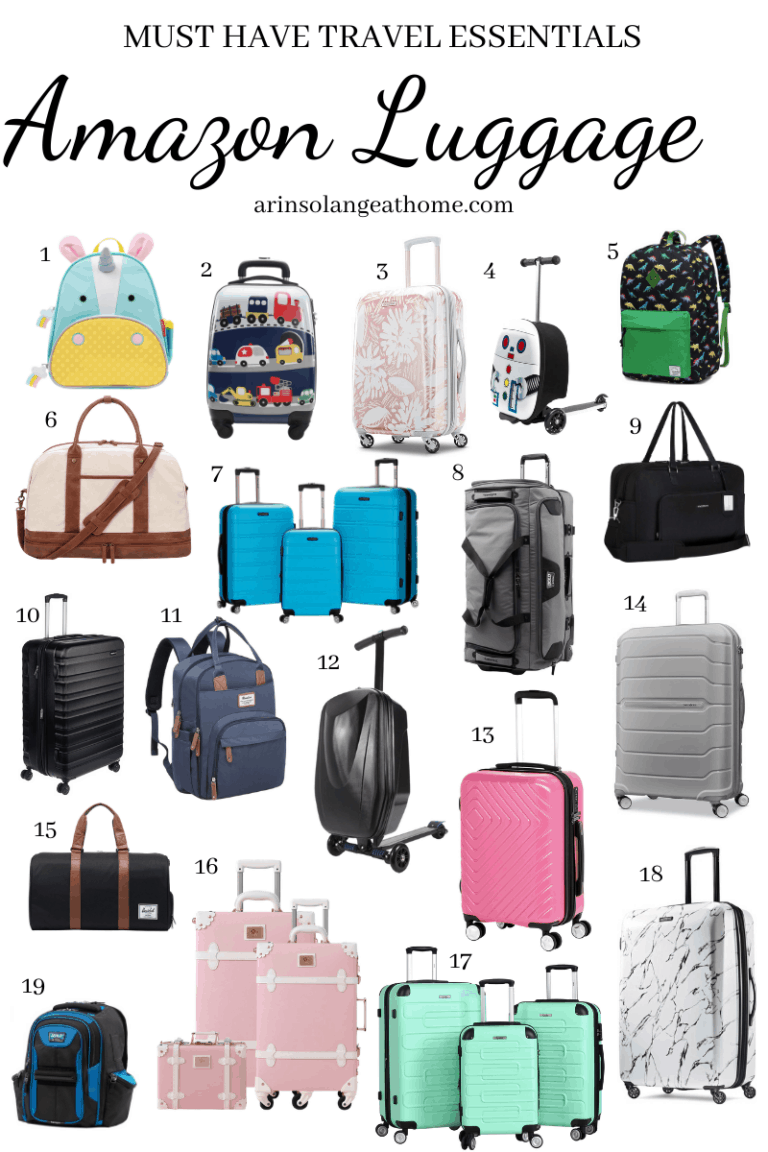 The Best Luggage from Amazon arinsolangeathome
