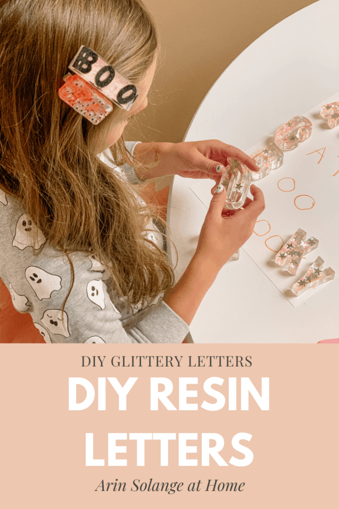 DIY Resin Letters 