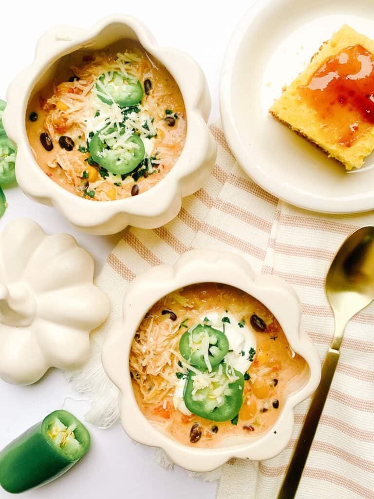 soup in pumpkin containers