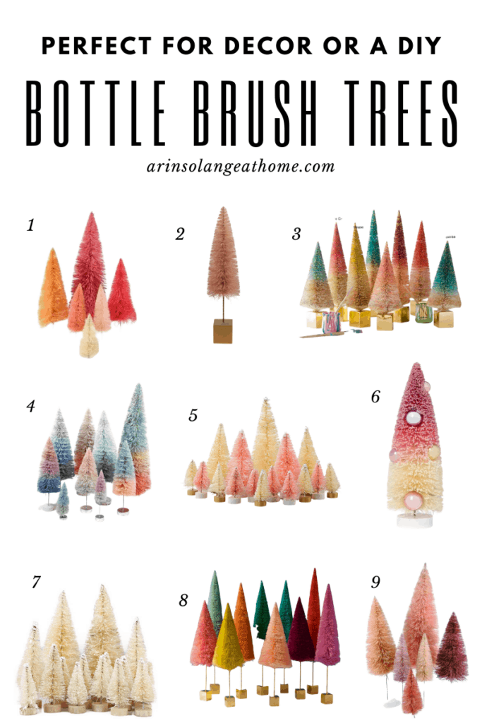 Bottle Brush Trees Easy Custom DIY arinsolangeathome