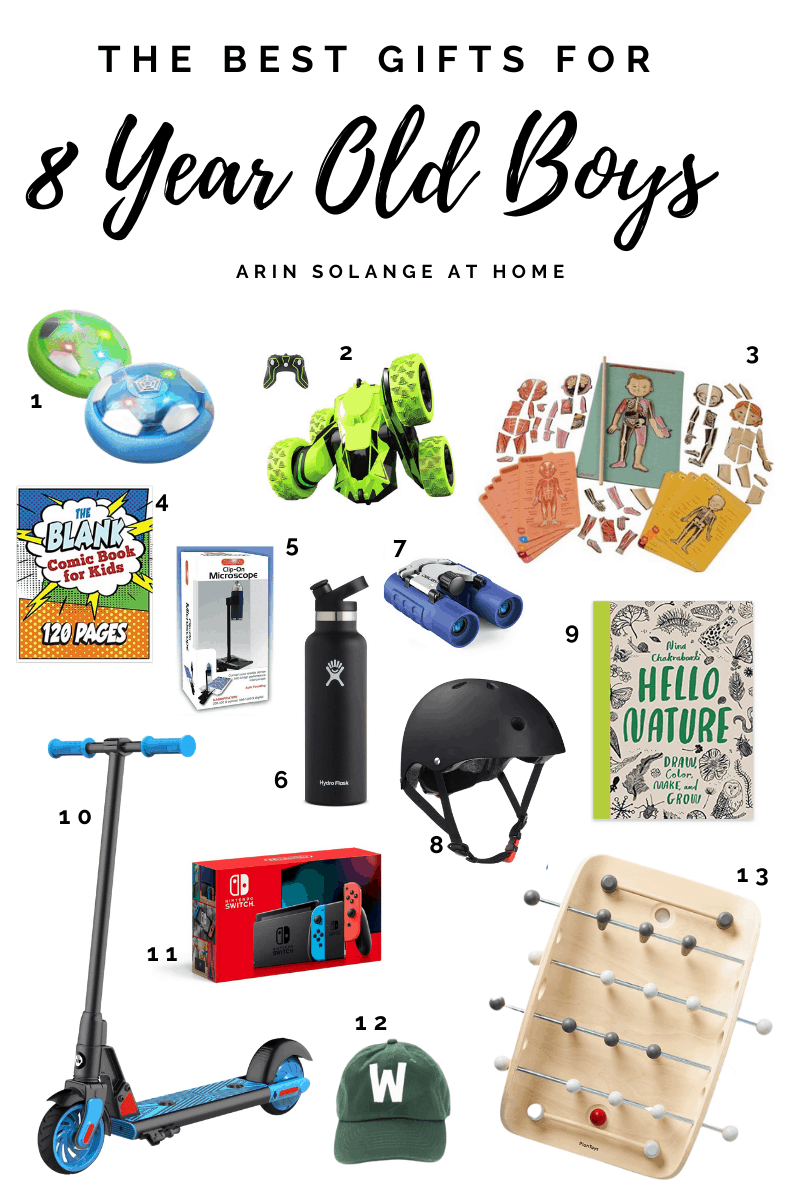 Gifts for 8 Year Boys That They Will Love  arinsolangeathome