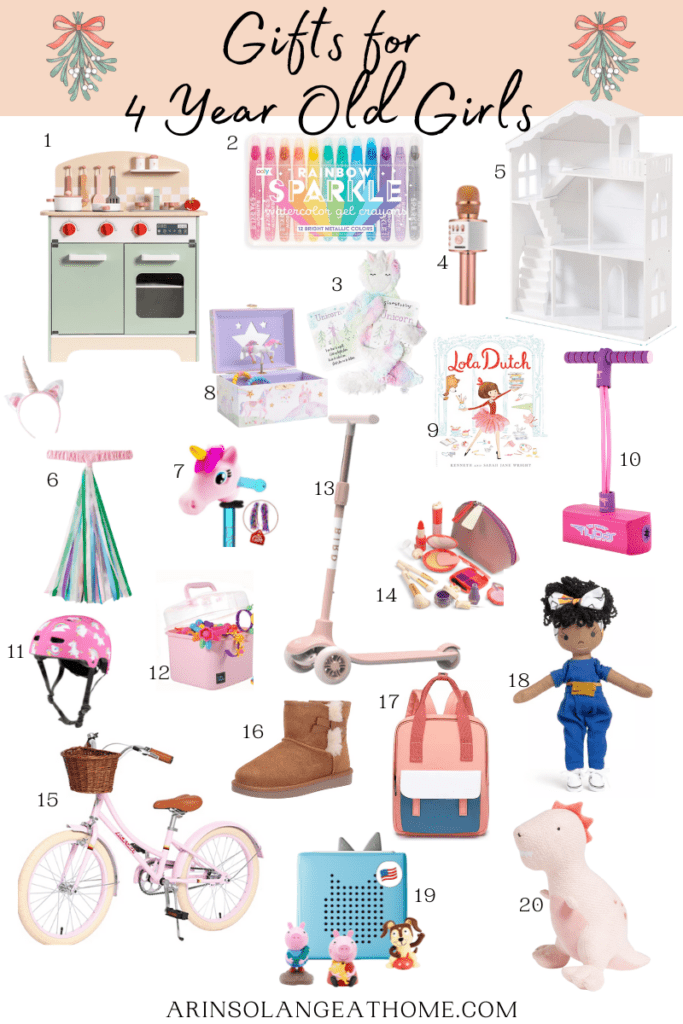 gifts for 4 year old girls