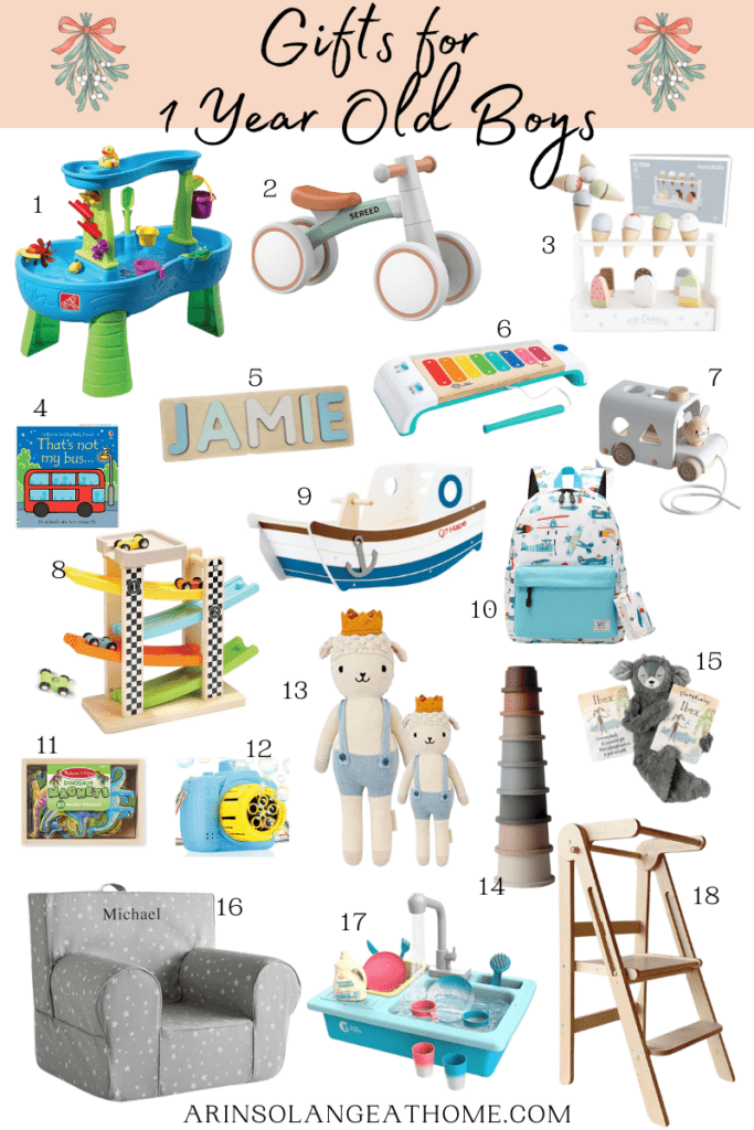 Popular gifts for one year old on sale boy