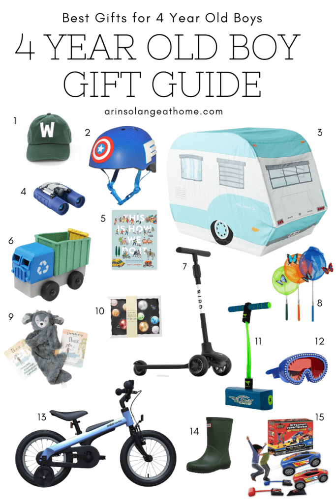 gifts for 4 year old boys